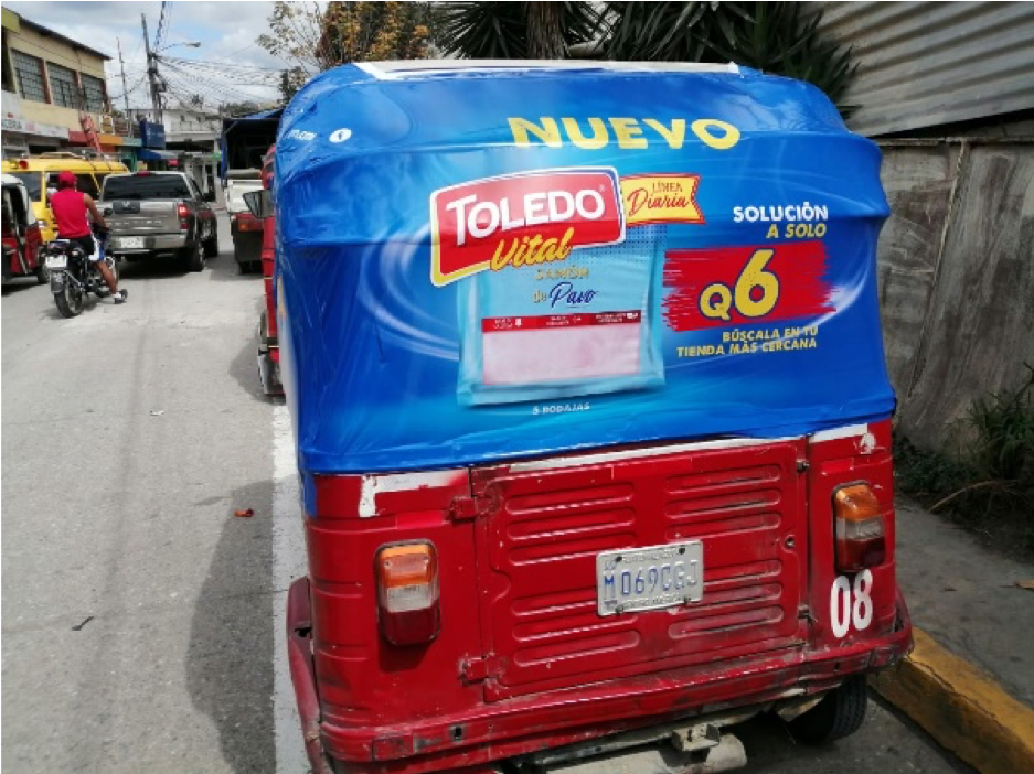 Publicidad Tuc tuc Toledo - Impresiones vinil para tuck tuck