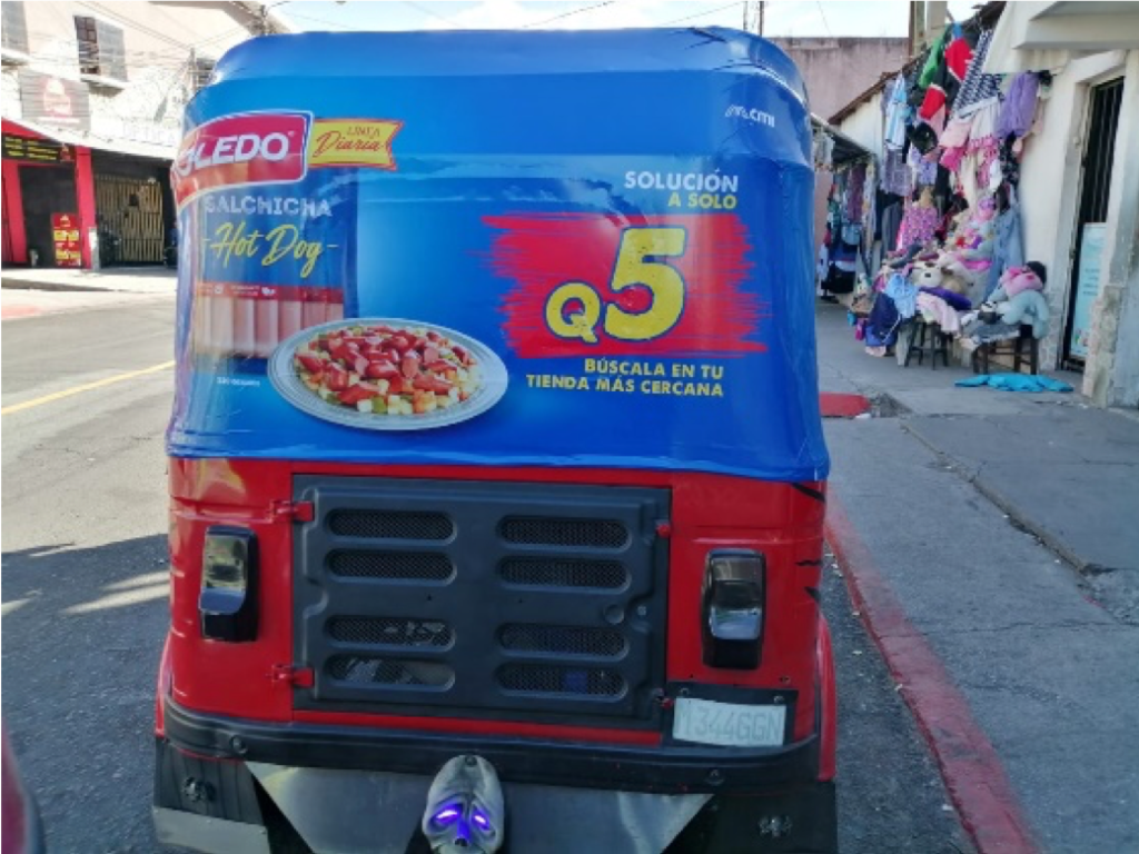 Publicidad Tuc tuc Toledo - Impresiones vinil para tuck tuck