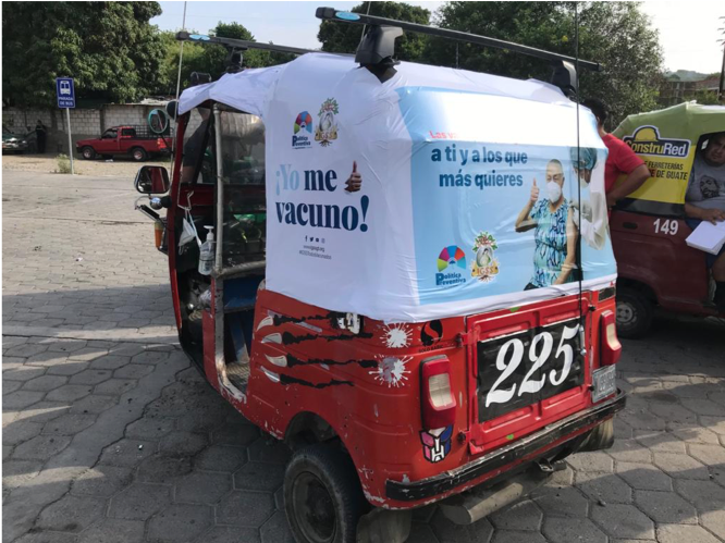 Publicidad Tuc tuc IGSS - Impresiones vinil para tuck tuck